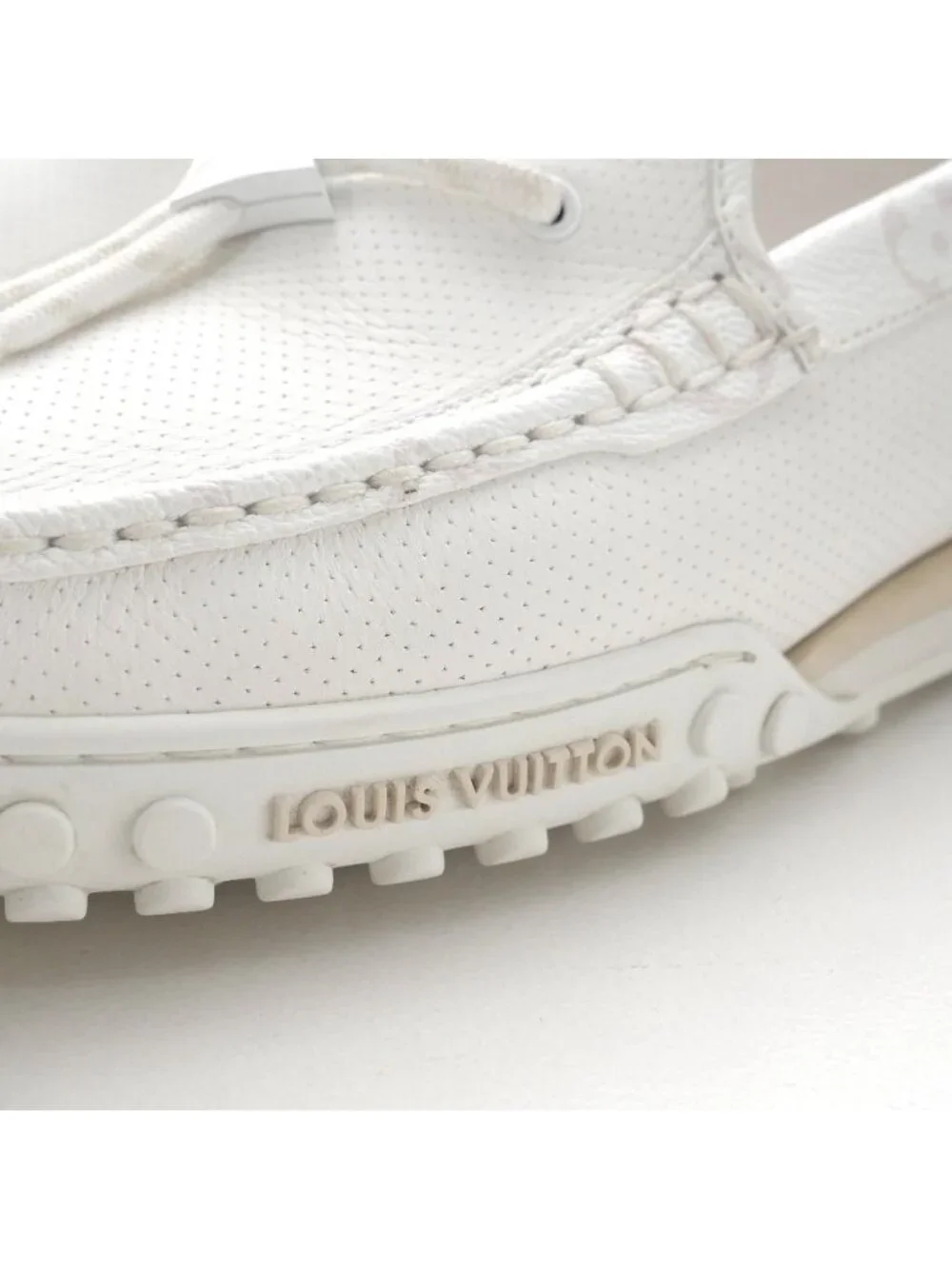 Louis Vuitton LV Line Loafers 8 Slip on Driving Shoes